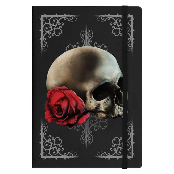 Grindstore Cranial Rose A5 notesbog Black A5