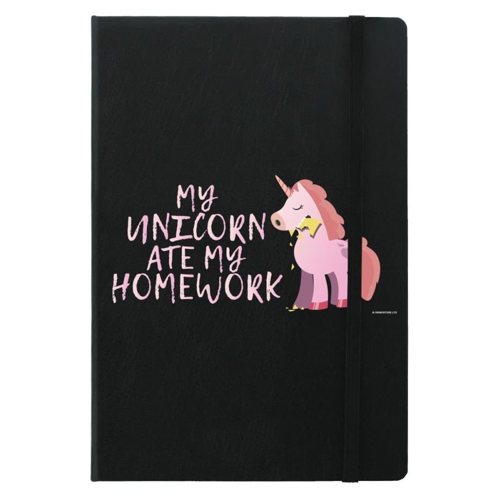 Grindstore Min enhörning åt mina läxor A5 anteckningsbok