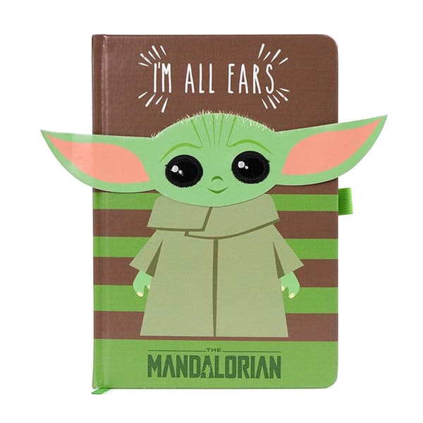 Star Wars: The Mandalorian Im All Ears A5 anteckningsbok Green/Brown A5