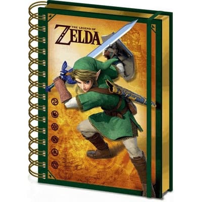The Legend Of Zelda Link A5 trådbunden notesbog