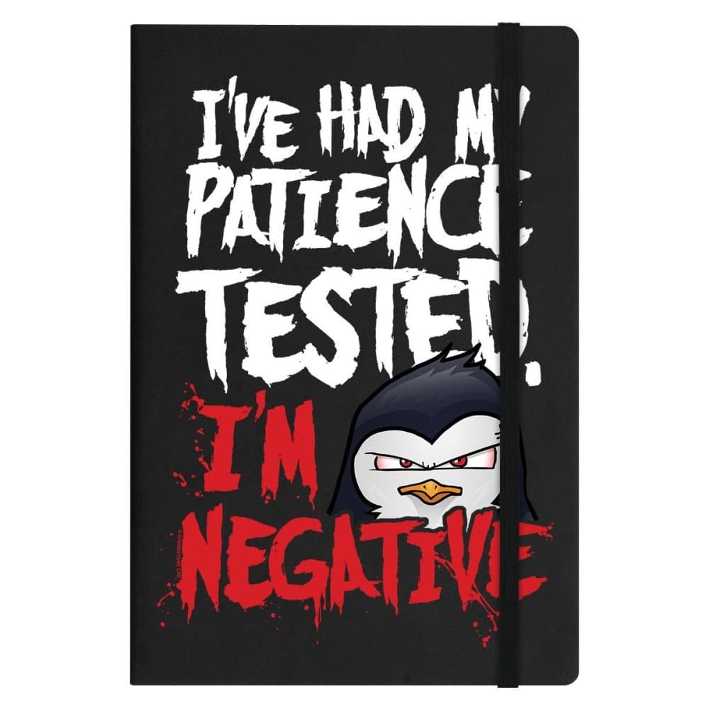 Psycho Penguin Patience A5 anteckningsbok