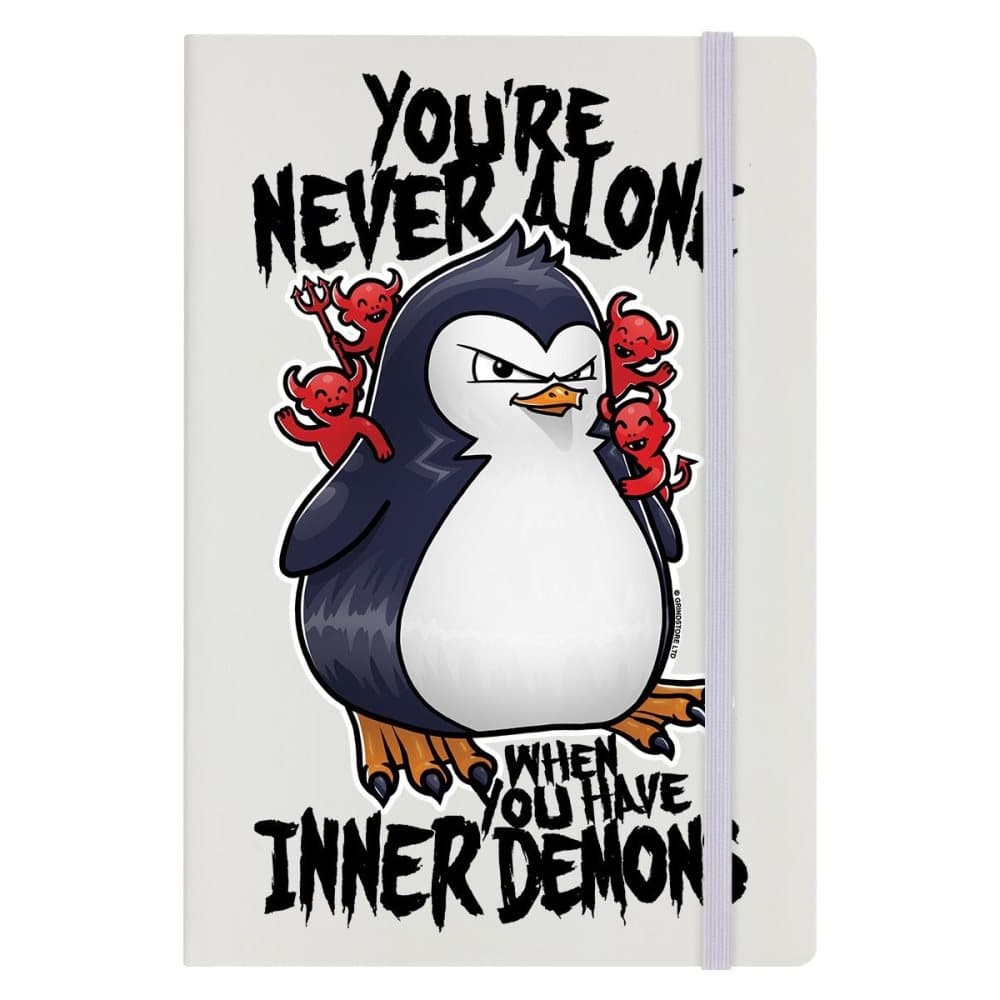 Psycho Penguin Du är aldrig ensam A5 anteckningsbok