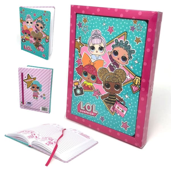 Lol Suprise Childrens/Kids Notebook Mint Green/Pink One Size