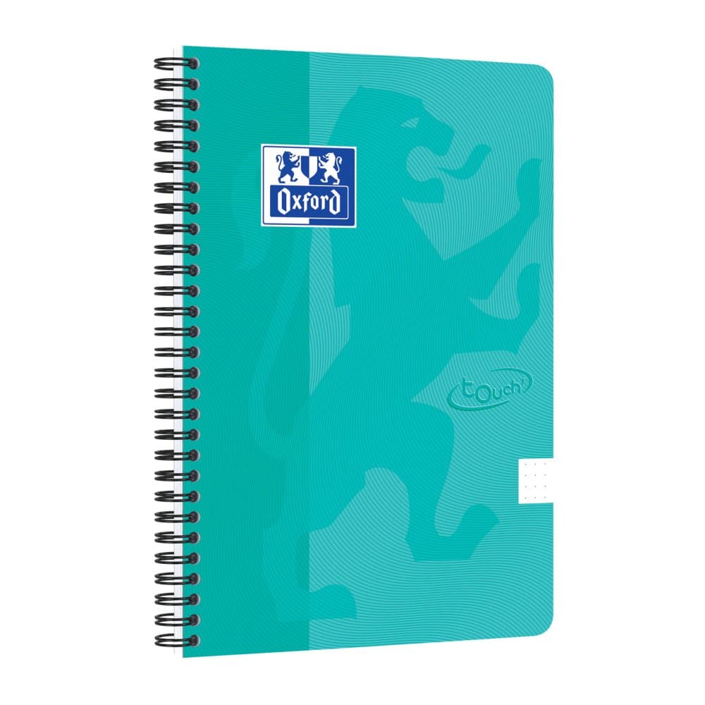 Kollegieblock Soft Touch B5 Dotted Turkos Oxford