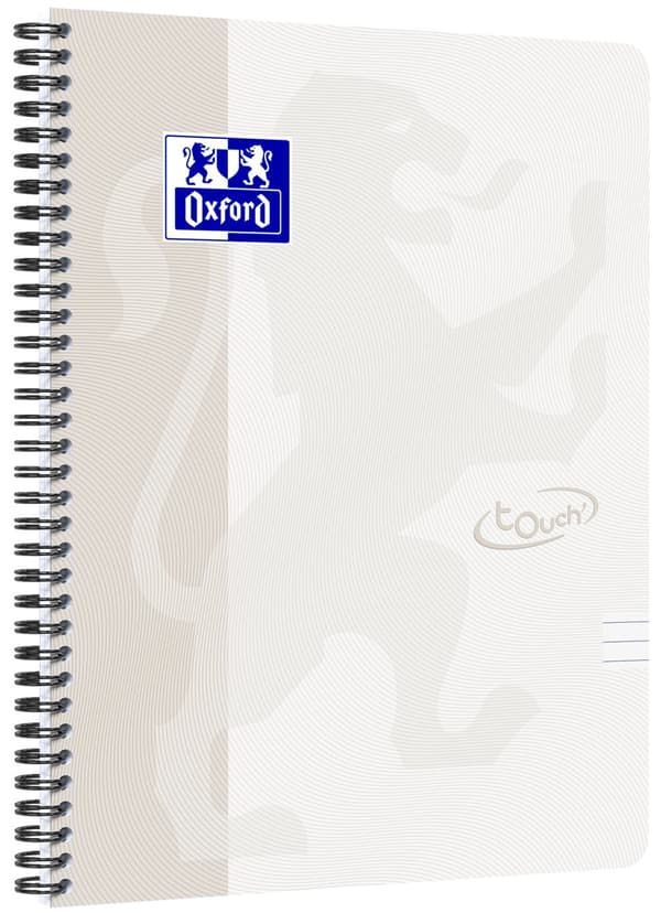 Notatbok Soft Touch A4+ Linjert Sand Oxford
