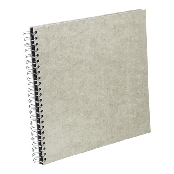 Fotoalbum Linen med vita blad 35x31,5cm Bigso Box of Sweden