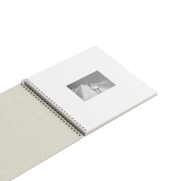 Fotoalbum Linen med vita blad 35x31,5cm Bigso Box of Sweden