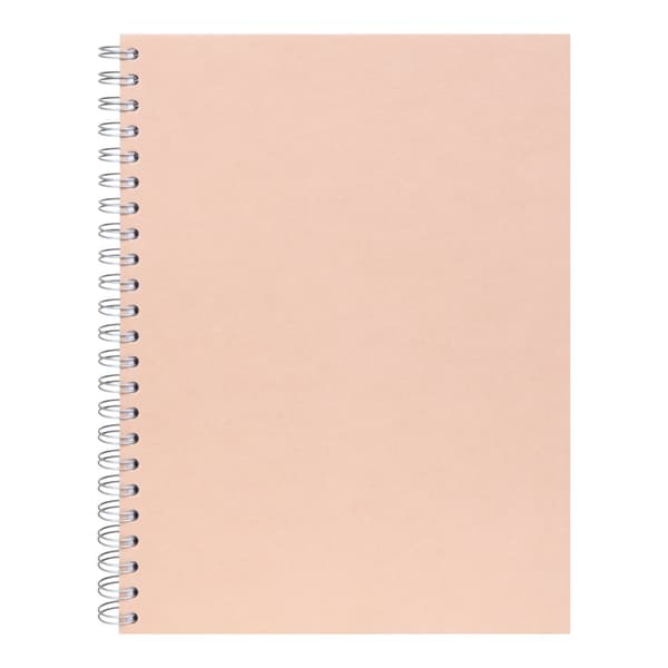 Notatbok A4 Ulinjert 90 ark Rosa Bigso Box of Sweden