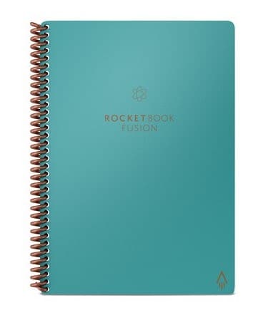 Rocketbook Fusion Letter Anteckningsbok A5 Neptune Teal