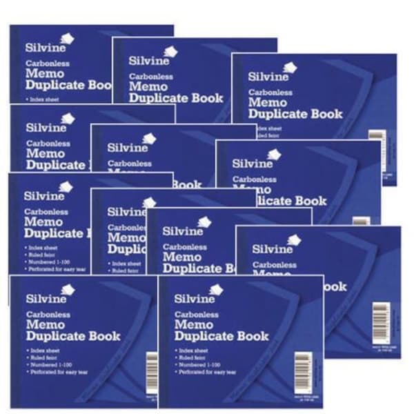 Silvine Carbonless Copy Paper Memo Book