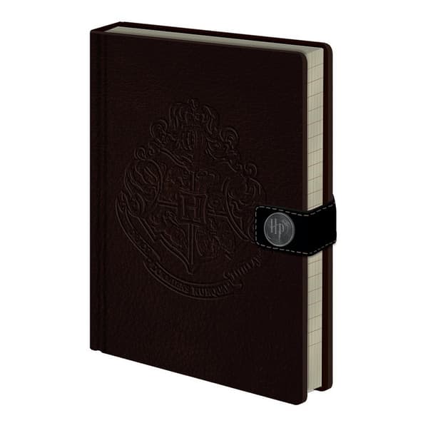 Harry Potter Hogwarts Crest A5 notesbog Dark Brown A5