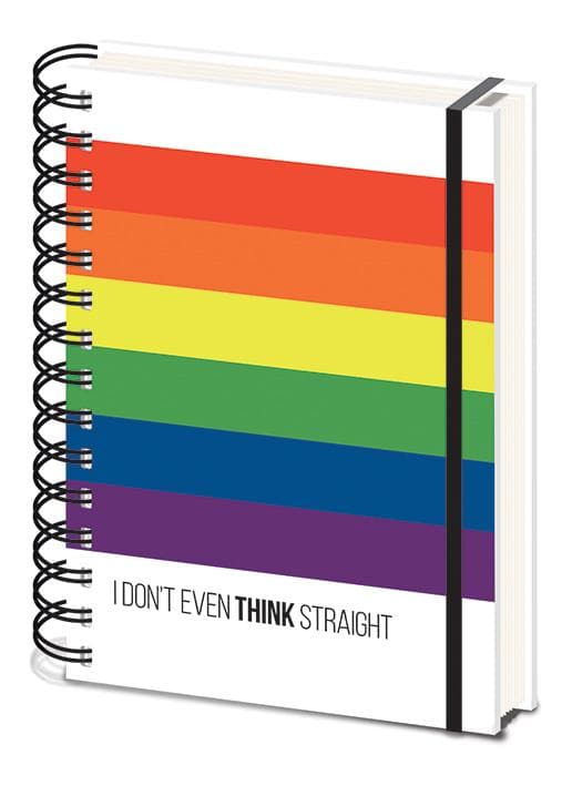 Anteckningsbok - LGBT (I DON´T EVEN THINK STRAIGHT)