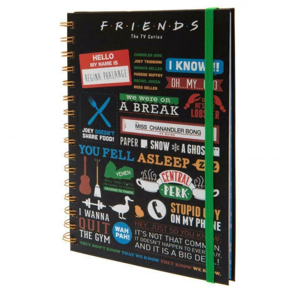 Friends Infographic A5 anteckningsbok