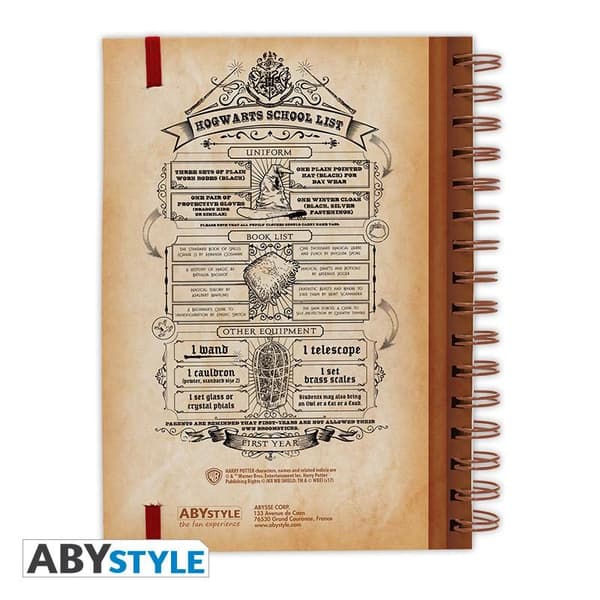 Anteckningsbok - HARRY POTTER - Notebook "Hogwarts School"