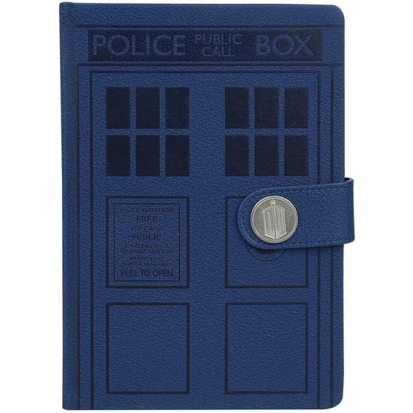 Doctor Who Tardis A5 notesbog Blue One Size