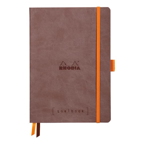 Goalbook Mjuk Brun A5 Prickad Rhodia