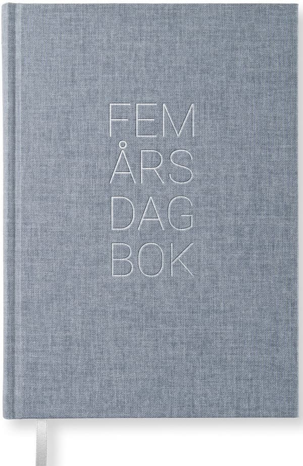 5-Års Dagbok A5 Denim Paperstyle