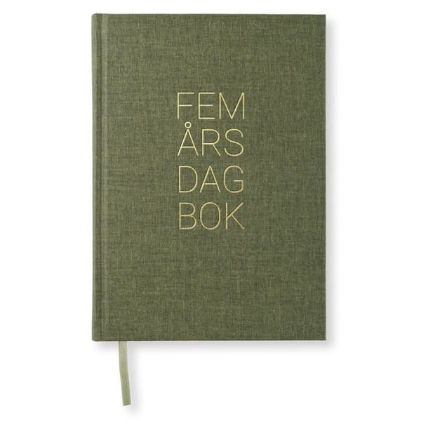 5-Års Dagbok A5 Khaki Green Paperstyle