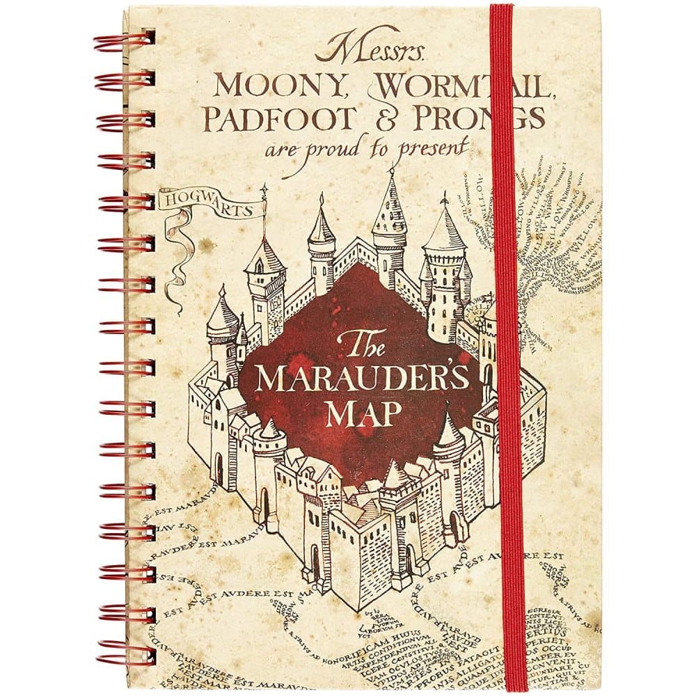 Harry Potter Marauders Map A5 trådbunden anteckningsbok