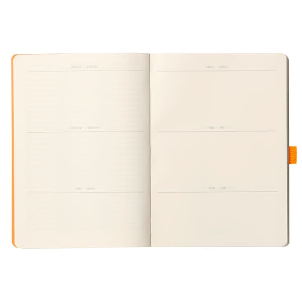 Goalbook Mjuk Fuchsia A5 Prickad Rhodia