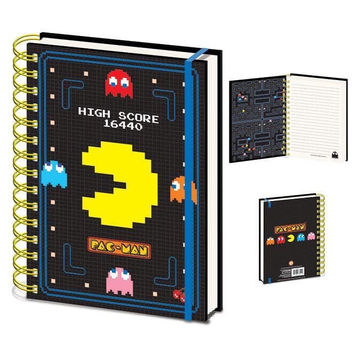 Pac-Man High Score A5 anteckningsbok