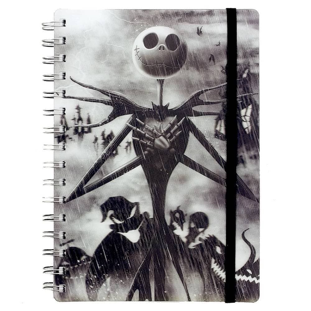 Nightmare Before Christmas 3D A5 trådbunden anteckningsbok