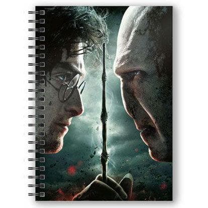 Anteckningsbok - Harry Potter Harry vs Voldemort 3D