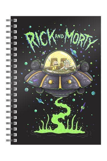 Rick & Morty Notebook Anteckningsblock Space Ship