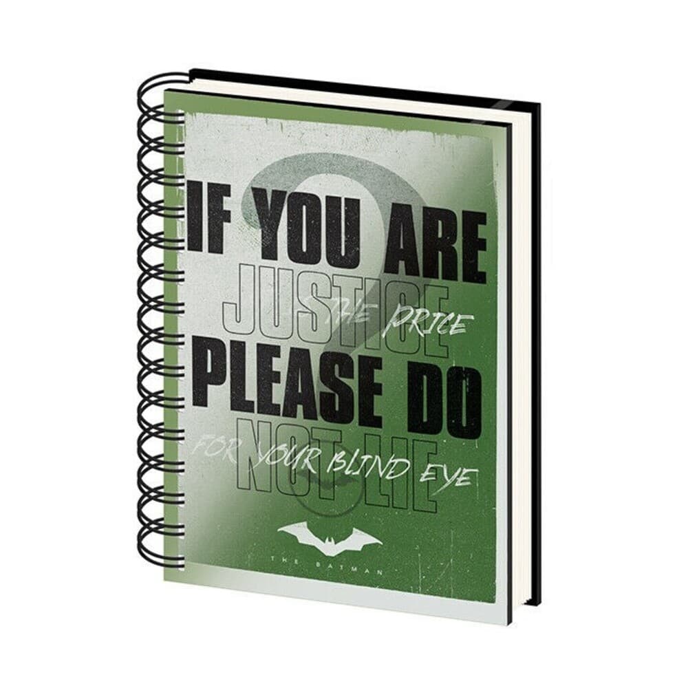 Batman Riddler Notebook
