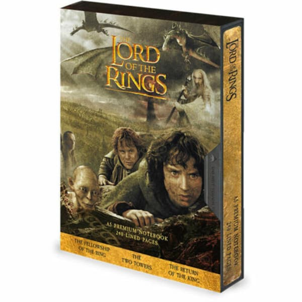 Lord Of The Rings VHS Notesbog Yellow/Grey One Size