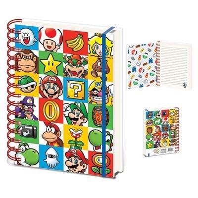 SUPER MARIO (COLOUR BLOCK) Anteckningsbok