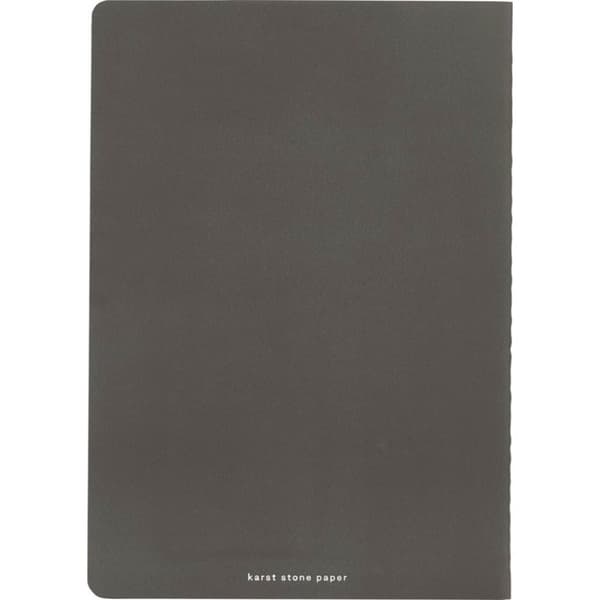 Karst Stone Paper Notebook (Pack Of 2) Slate Grey A5