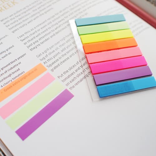 Indexfliker 45x8 mm 8 neonfarger Stick´n
