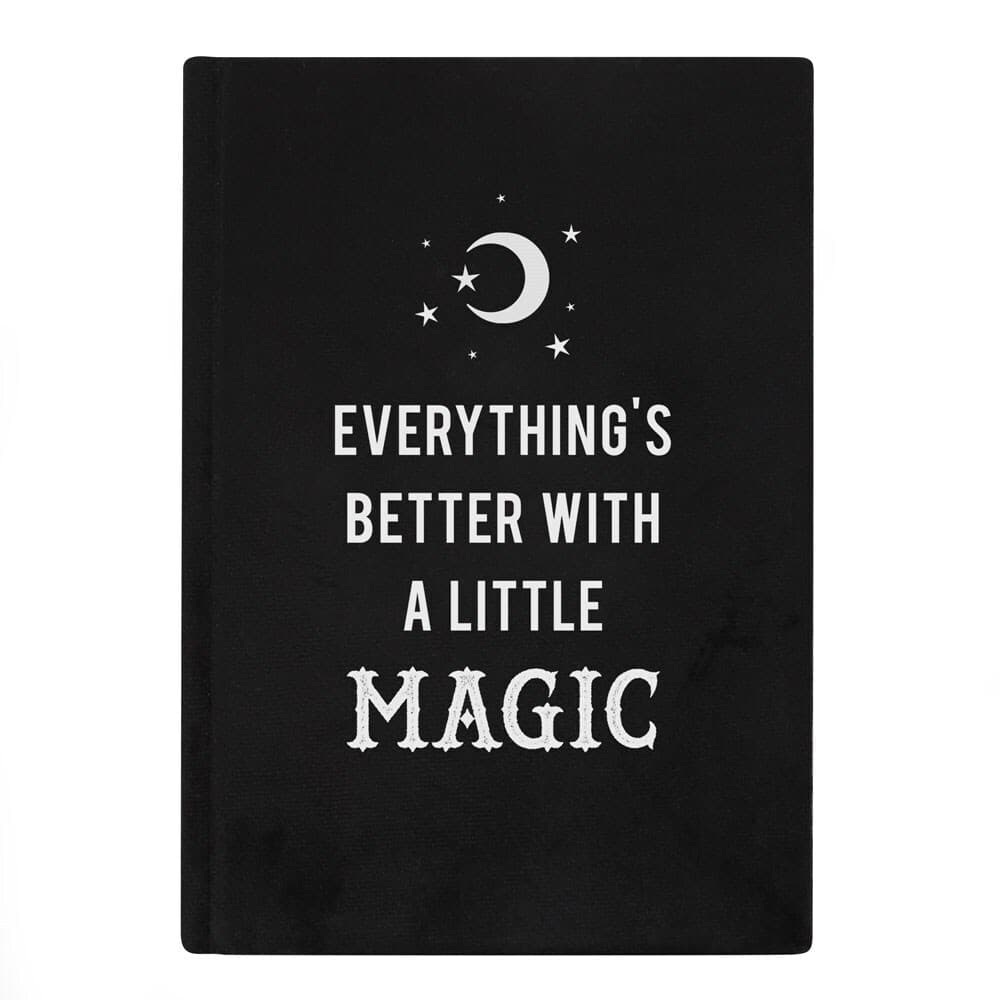 Something Different Allt är bättre med lite magi Velvet A5 Notebook