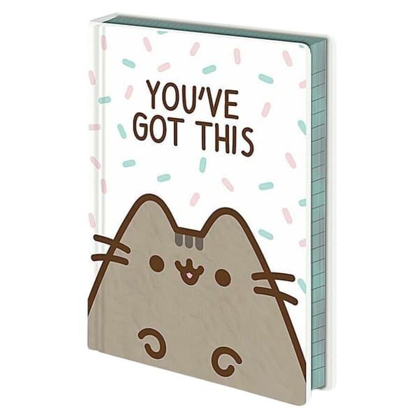 Pusheen You´ve Got This Notebook Cream/Brown One Size