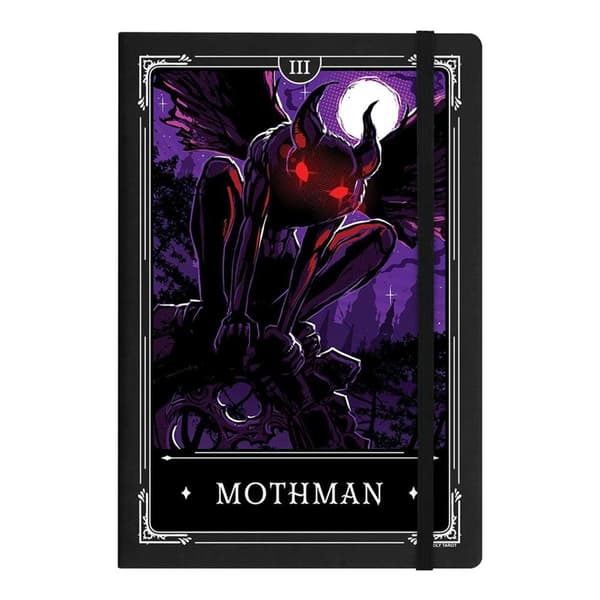 Deadly Tarot Legends Mothman A5 notesbog Black/Purple/White One Size
