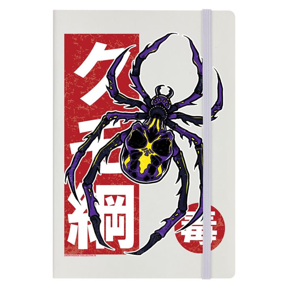 Unorthodox Collective Spider Skull Tattoo A5 anteckningsbok