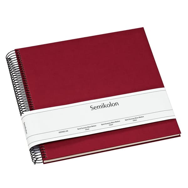 Fotoalbum Medium Cream Burgundy Semikolon