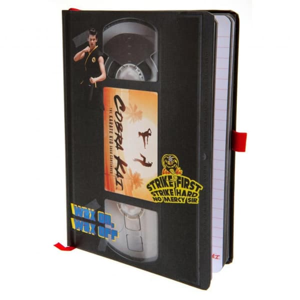 Cobra Kai Premium VHS A5 Notebook Black/Orange/White One Size