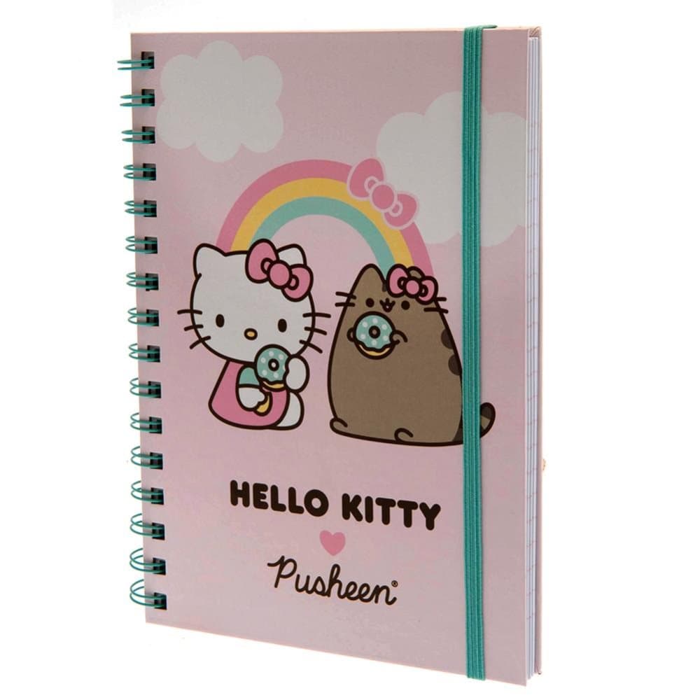 Pusheen Hello Kitty A5 trådbunden anteckningsbok