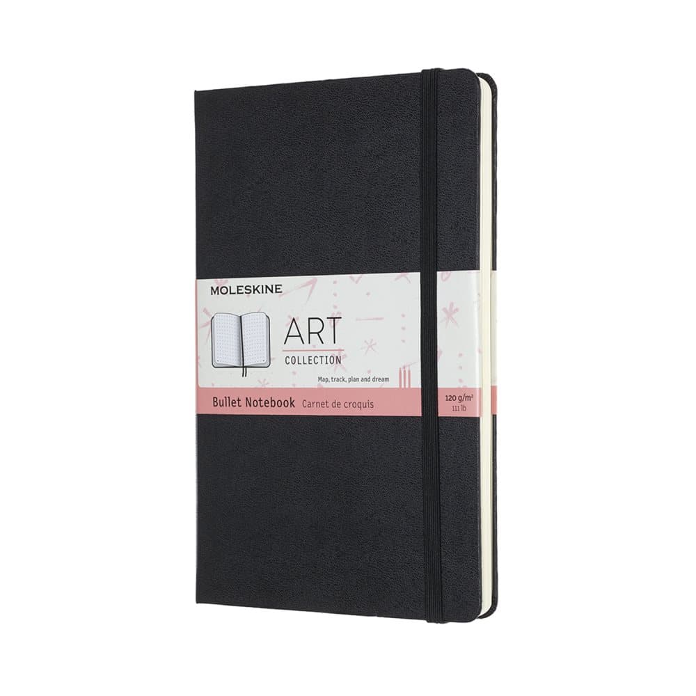 Art Bullet Notebook Large Black Moleskine