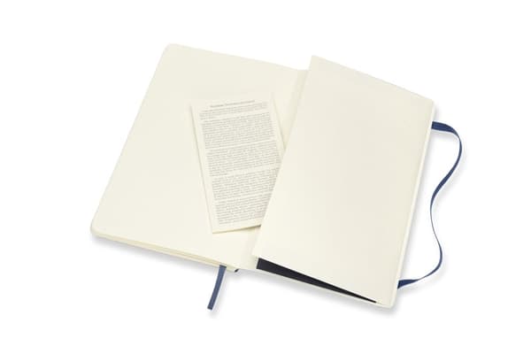 Anteckningsbok Classic Soft Linjerad Large Sapphire Blue Moleskine