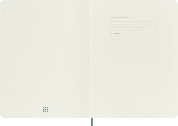 Anteckningsbok Classic Soft Linjerad Large Reef Blue Moleskine