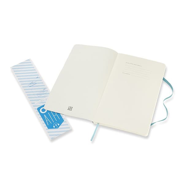 Anteckningsbok Classic Soft Linjerad Large Reef Blue Moleskine