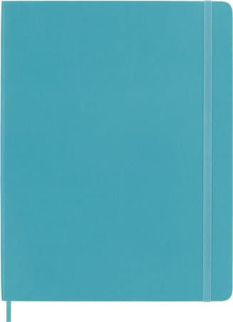 Anteckningsbok Classic Soft Linjerad Large Reef Blue Moleskine