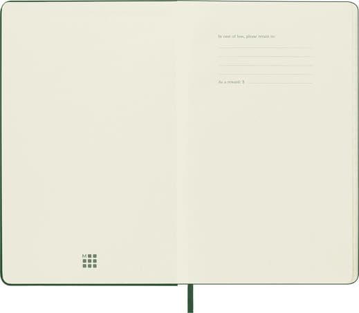 Classic Hard Linjert Large Myrtle Green Moleskine