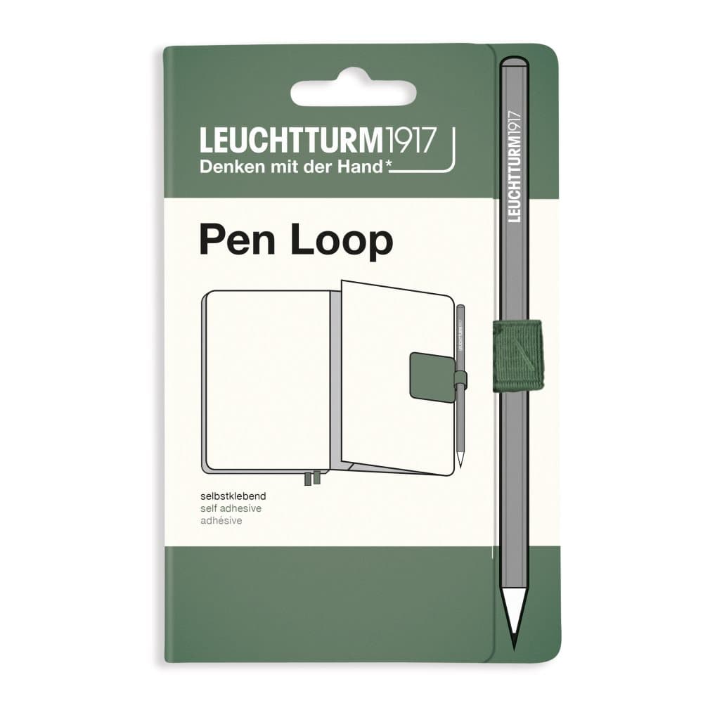 Pen Loop Självhäftande Pennhållare Olive Leuchtturm1917