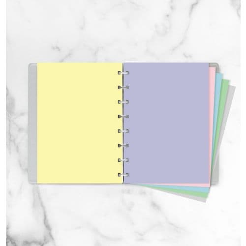Notatbok A5 ulinjert pastell Filofax