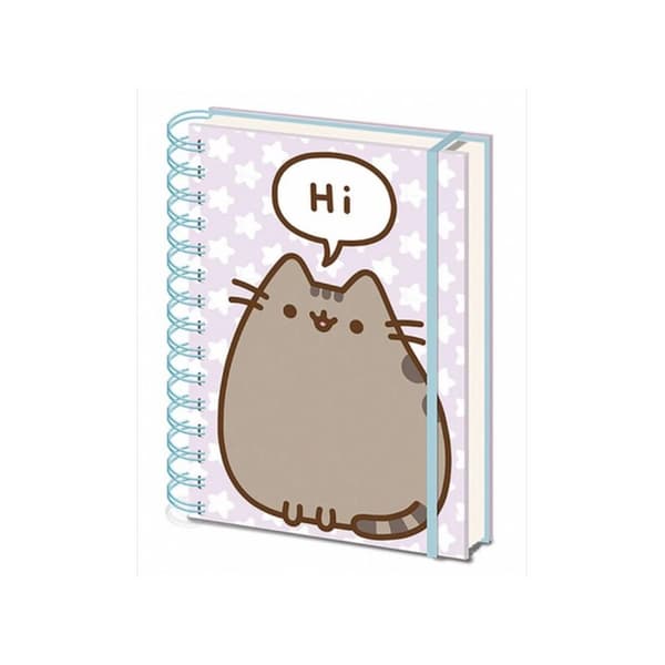Pusheen A5 Notebook Brown/Blue/White One Size