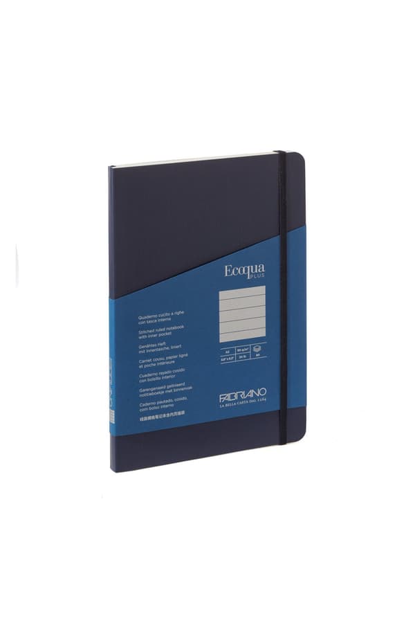 Anteckningsbok Fabriano Ecoqua Plus A5 Linjerad Dark Blue